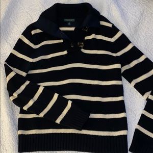 Ralph Lauren striped cotton sailing sweater